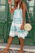 UNISHE-Aztec Print V-neck Sleeveless Mini Dress DRSW741-Pink Dot Styles