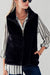 Urban Daizy-FULLY LINED FAUX FUR JACKET VEST-Pink Dot Styles