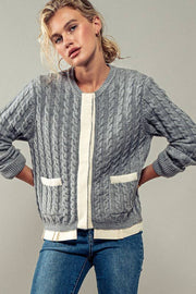 Urban Daizy-Stacy Knit Sweater (Final Sale)-Pink Dot Styles