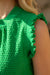 Green Textured Top-Apparel > Womens > Tops > Shirts-Pink Dot Styles