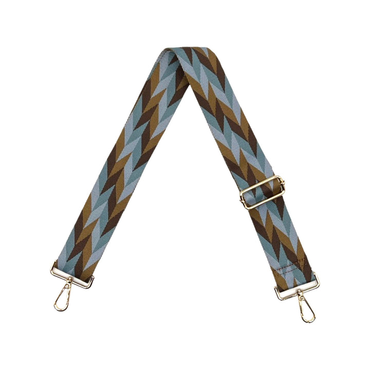 AHDORNED-Blue-Army | Geometric Print Crossbody Strap-Pink Dot Styles