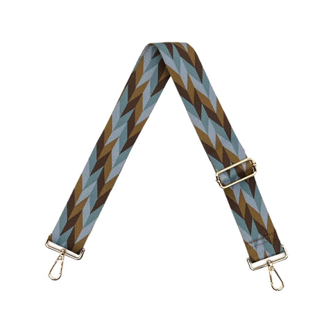 AHDORNED-Blue-Army | Geometric Print Crossbody Strap-Pink Dot Styles