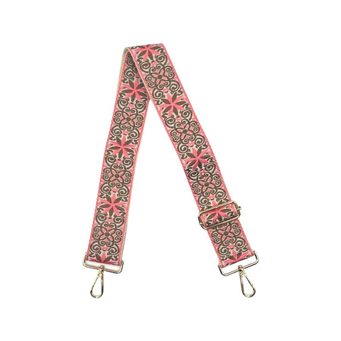 AHDORNED-Light Pink | Embroidered Petal Crossbody Strap (Final Sale)-Pink Dot Styles