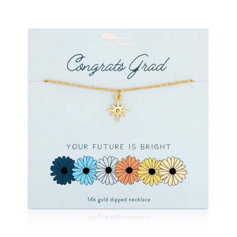 Lucky Feather-Spring Celebrations Necklace - GRAD - Future-Pink Dot Styles